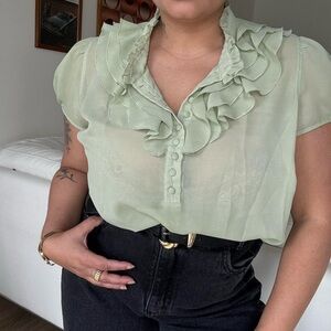 Vintage Green Shirt